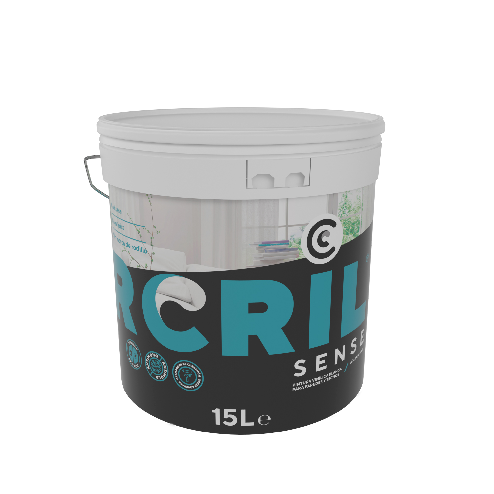 Envase de Colorcril Sense - Interior · Exterior