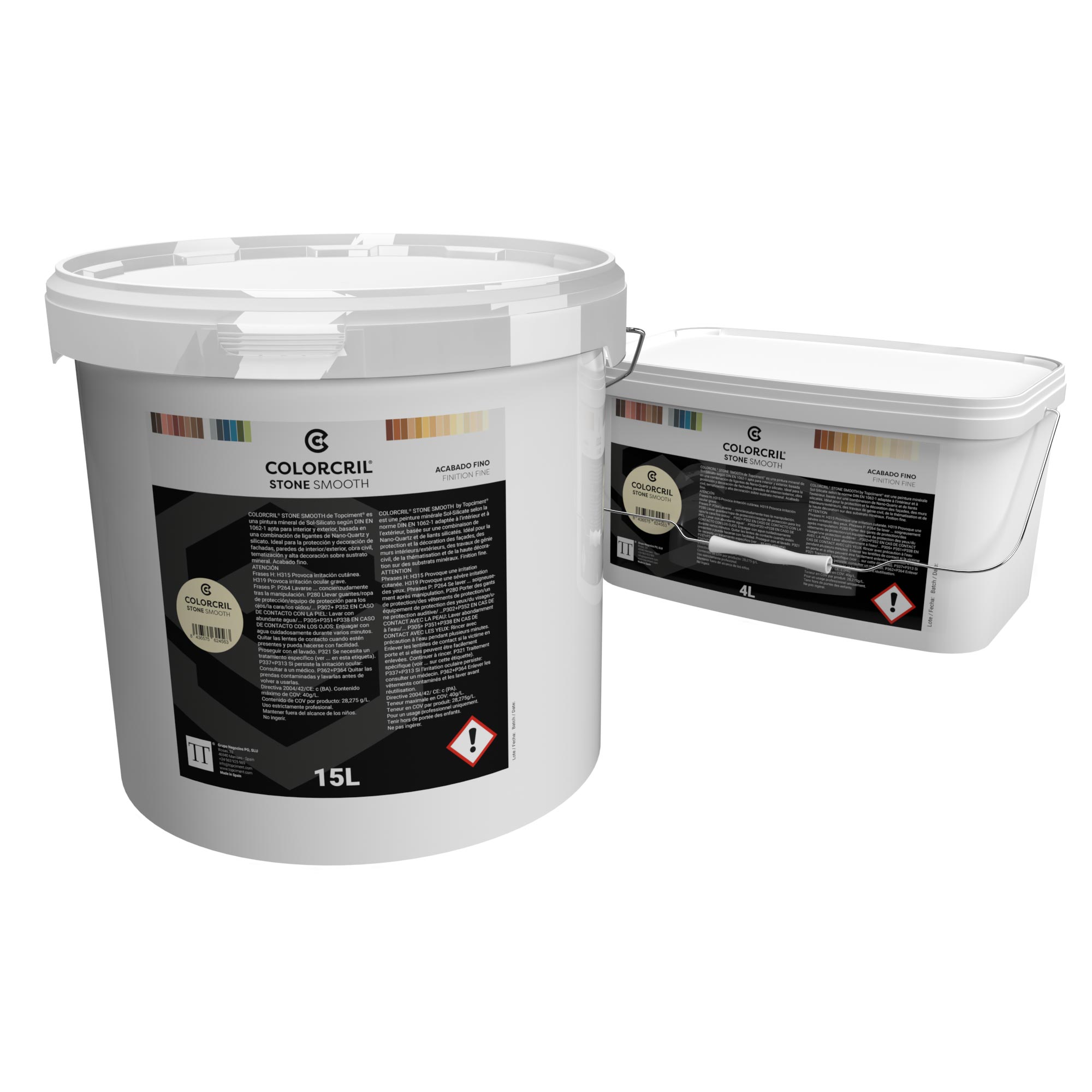 Envase de Colorcril Stone Smooth - Mineral · Fachadas
